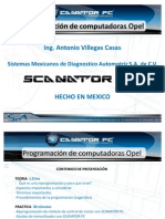 Presentation Scanator Curso Programación OPEL