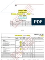 ITP-001 Steelwork Fabrication Rev A