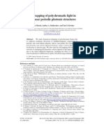 Kristian Motzek, Andrey A. Sukhorukov and Yuri S. Kivshar - Self-Trapping of Polychromatic Light in Nonlinear Periodic Photonic Structures