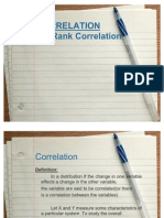 Rank Correlation Coefficient