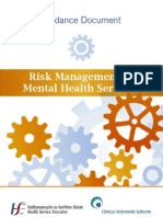 Risk Management in Mental Health Services