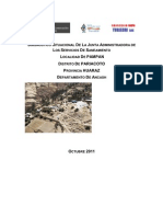 Diagnóstico Situacional de La Junta Administradora de Los Servicios de Saneamiento - docxMARCOPAMPA