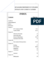 Study of Retailers Preference Towards Itc Candyman and Candico Candies