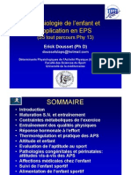 Physiologie de L'enfant Et Application en EPS