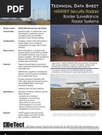 Technical Data Sheet - HARRIER Border Security Radar 120102