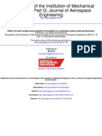 Effect of Motor Length and Propellant Formulation On Nozzle Less Solid Rocket Performance