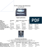 BMW E30 3 Series Specifications