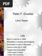 Peter F. Drucker: Larry Sayler