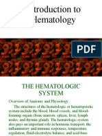 Introduction To Hematology