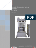 Ech Microtest Hydraulic Compresion Testing Machine