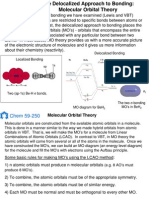 Chem 59-250 - The Delocalized Approach To Bonding: Molecular Orbital Theory