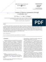 E.G. Petrov, V. May and P. Hanggi - Spin-Boson Description of Electron Transmission Through A Molecular Wire