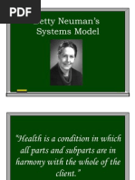 Betty Neuman's Systems Model