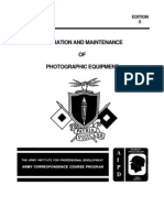 US Army Photography Course SS0522-0 - Operation and Maintenance of Photographic Equipment