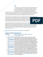 Thermodynamics: Introduction To The Three Laws of Thermodynamics