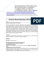 F4 - ACCA-Scenario Based Questions With Solution From The Book: 44 Exam Focused Lectures On Corporate & Business Law (CL-English) - Rehan Aziz Shervani