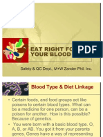 Eat Right For Your Blood Type