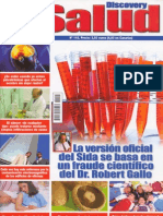 Lluís Botinas - Fraude VIH/SIDA (DSalud 115 Abril 2009) - La Versión Oficial Del Sida Se Basa en Un Fraude Científico Del Dr. Robert Gallo