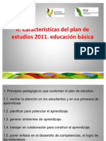 II Caracteristicas Del Plan de Estudios 2011