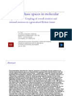 F. J. Lin - Reduced Phase Spaces in Molecular Dynamics: Coupling of Overall Rotation and Internal Motions in A Generalized Eckart Frame