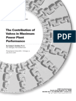 The Contribution of Valves in Maximum Power Plant Performance