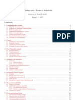 Winitzki - Solutions To Mukhanov's Course of General Relativity 2006 With Problem Settings