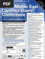 FKW82257 - FIDIC Middle East Contract Users 2012 - Latest Agenda