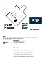 Spirit Notepad User Guide Portuguese