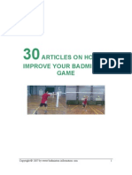 Badminton Articles