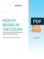 Health Begins in The Colon