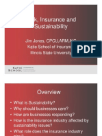 Insurance and Sustainability