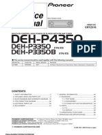 Service Manual: DEH-P4350