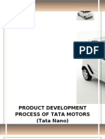 Product Development Process of Tata Motors (Tata Nano)