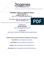 Chomsky, N. - Persistent Topics in Linguistic Theory