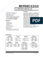 450 Μa, 5 Mhz Rail-To-Rail Op Amp: Features Description