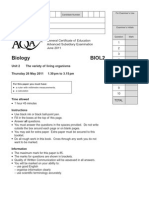 AQA BIOL2 W QP Jun11