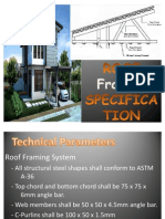 Roof Framing Specification