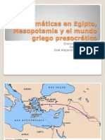 Matemáticas en Egipto, Mesopotamia y El Mundo