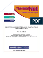 2F-1 Kinetic Modelling of Biomass Gasification and Combustion