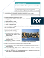 8ºano - FICHA 3 - As Áreas de Fixação Humana