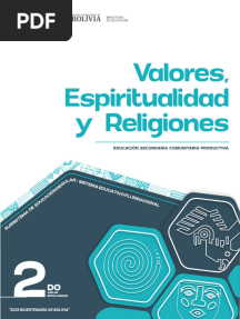 2do año de escolaridad - Valores, Espiritualidades y Religiones [2025]