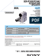 Sony Dcrpc105E