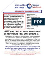 Risk Culture Maturity Monitor Brochure