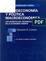 Macroeconomia y Politica Macroeconomica, Eduardo Conesa