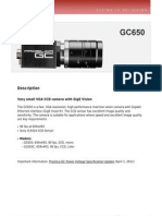 Prosilica GC DataSheet 650 v2.0