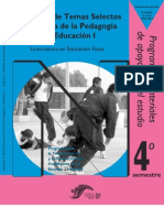 Seminario de Temas Selectos de Historia de La Pedagogía y La Educación I