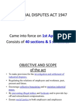 Industrial Disputes Act 1947