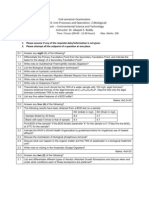 Biological Wastewater Treatment (UPO-2) - Question Papers