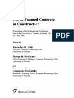 Use of Foamed Concrete in Construction: Ravindra K. Dhir