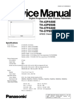 Panasonic Th-42pa50e Pe50b 37pa50e Pe50b